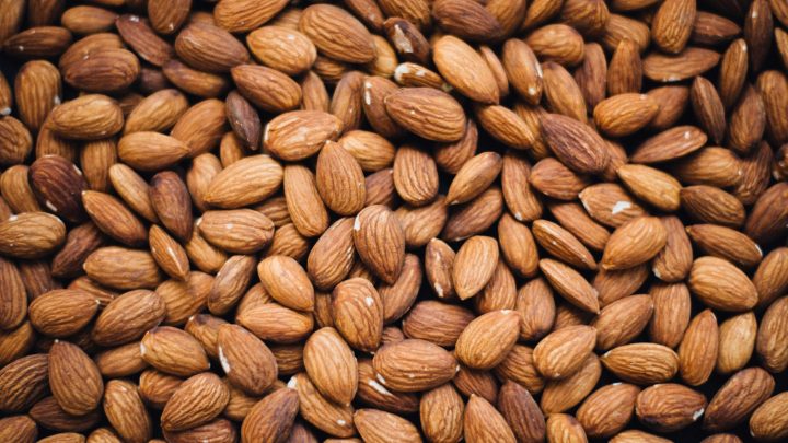 Amêndoas, uma fonte alimentar de magnésio
