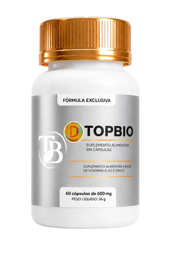Vitamina D3 + K2 + Zinco — frasco